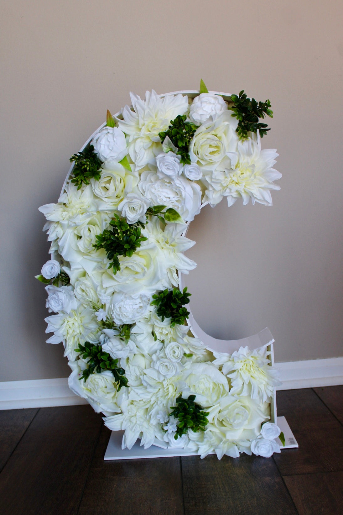 Floral Block Letters